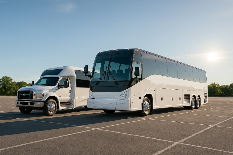 Charter Bus in Palmdale