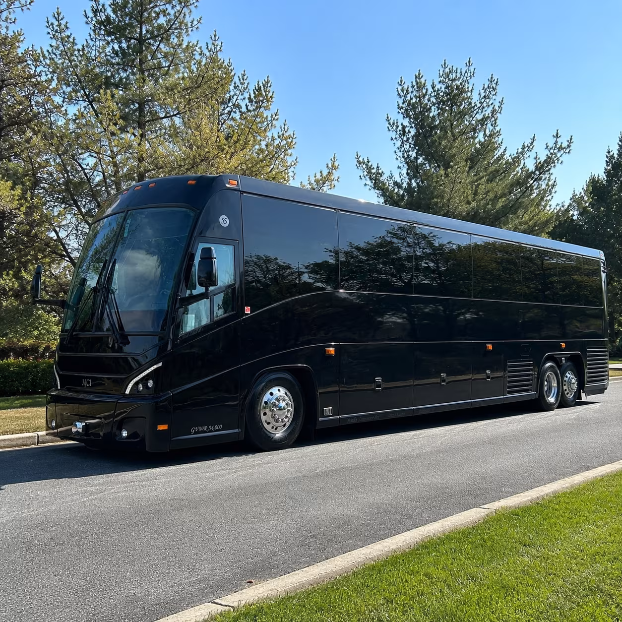 charter buses for plant 42 contractor and workforce transportation