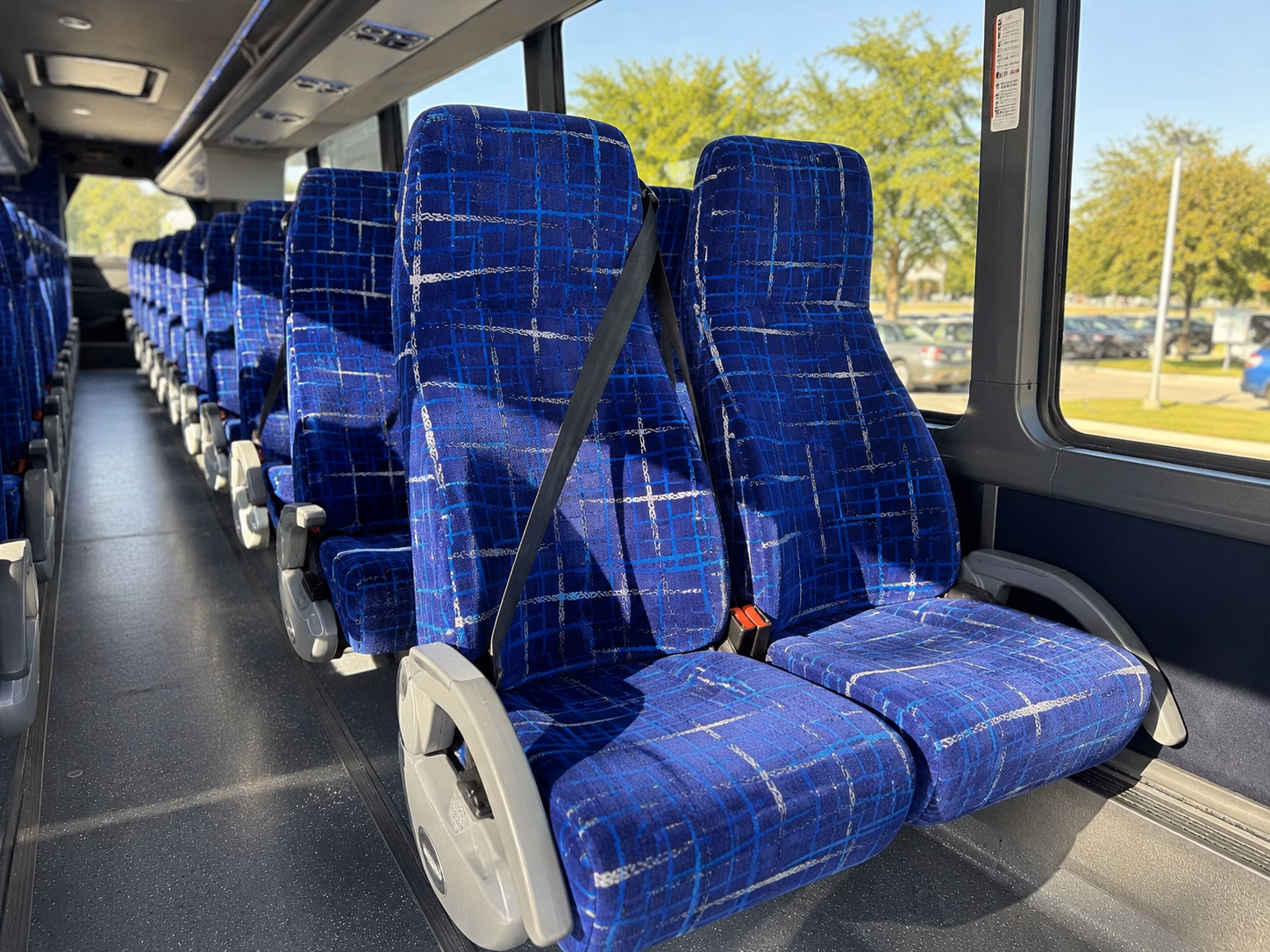 palmdale school event transportation onboard seating